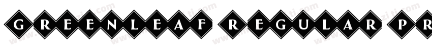 Greenleaf Regular Pro字体转换